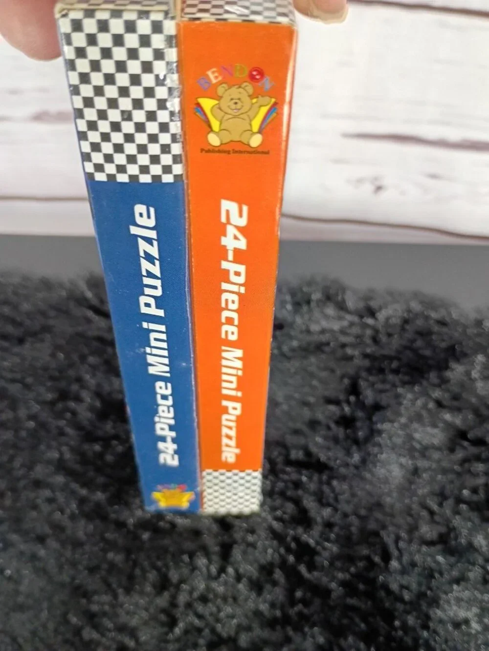 NASCAR Mini Puzzle Set Of 2 Bendon 24-Piece Ages 5+ Kevin Harvick & Trophy Scene